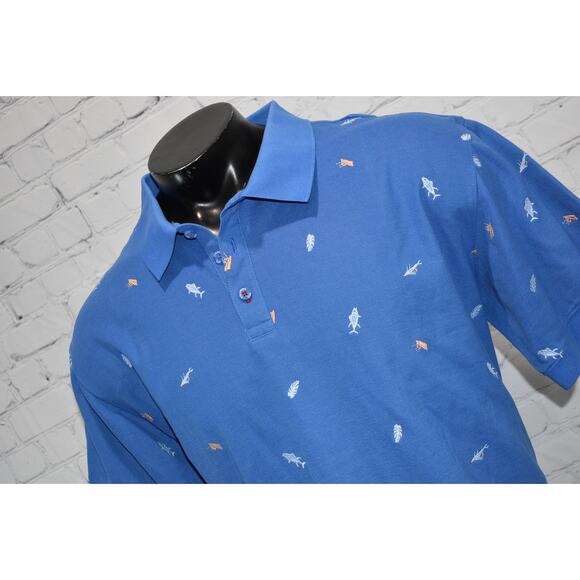 Columbia PFG Performance Fishing Gear Mens Size XL Golf Polo Shirt Vented - Picture 1 of 8